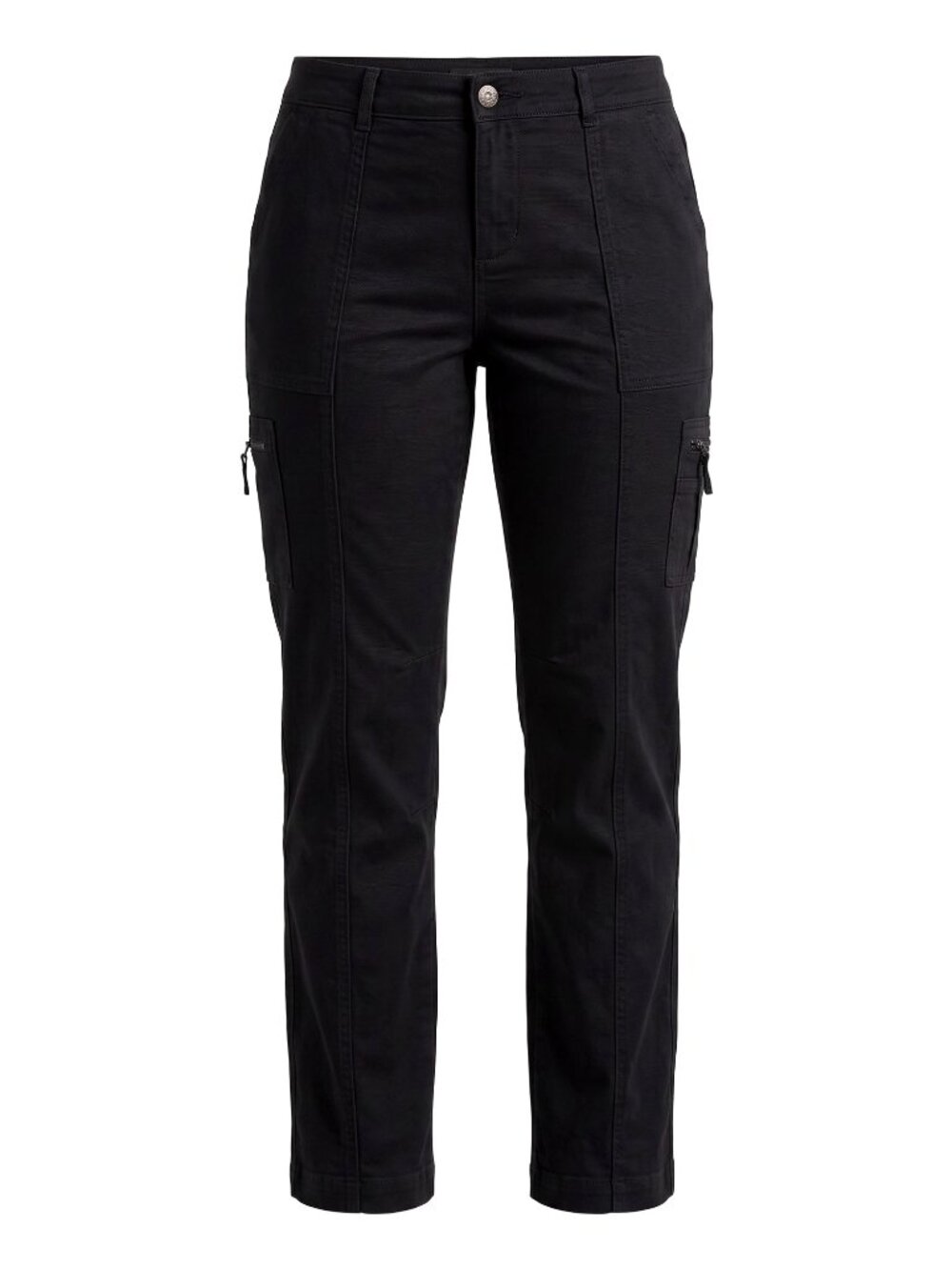 NWT Lee Ultra Lux Comfort Flex-To-Go Utility Pants Black 26W Plus Size Cargo
